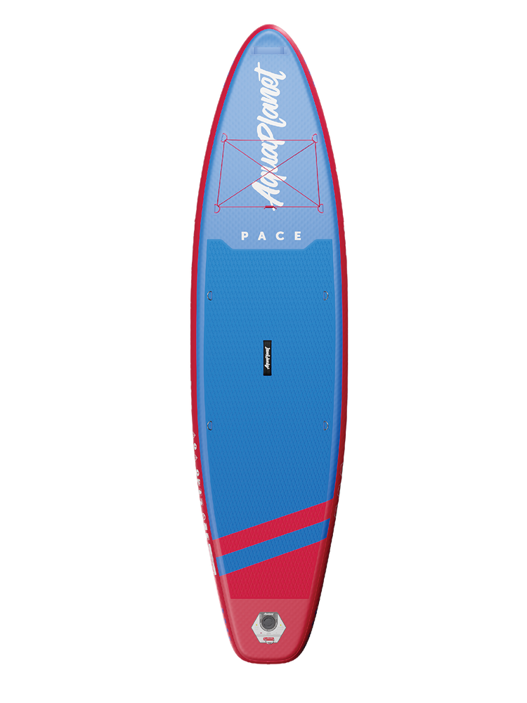 Board Only | Aquaplanet PACE 10’6″ Inflatable Paddle Board - Red/Blue