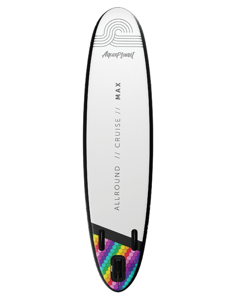 Board Only | Aquaplanet MAX 10’6″ Inflatable Paddle Board - Rainbow