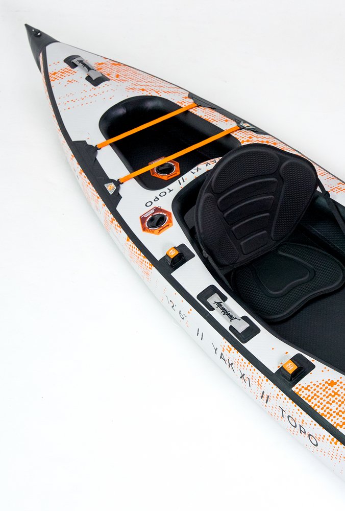 Aquaplanet YAK X1 Inflatable Dropstitch Kayak Package – 12'6