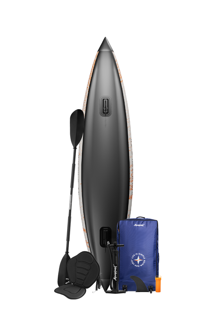 Aquaplanet YAK X1 Inflatable Dropstitch Kayak Package – 12'6
