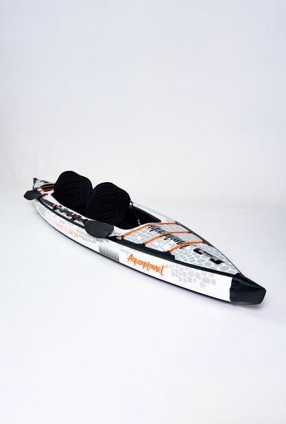 Aquaplanet YAK X2 Inflatable Dropstitch Kayak Package - 14' Two Person