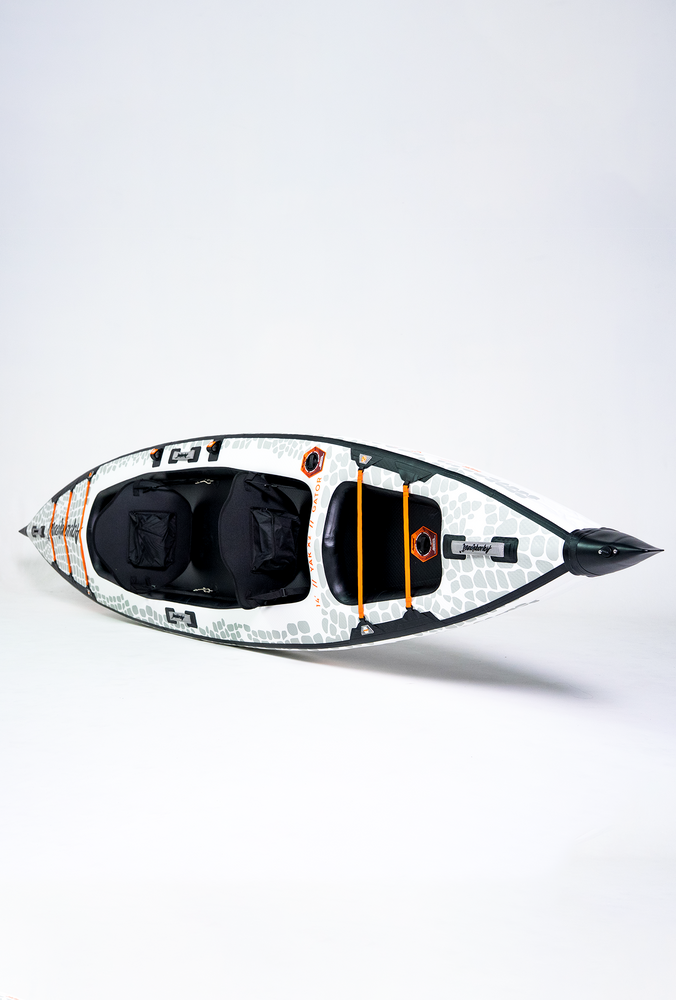 Aquaplanet YAK X2 Inflatable Dropstitch Kayak Package - 14' Two Person