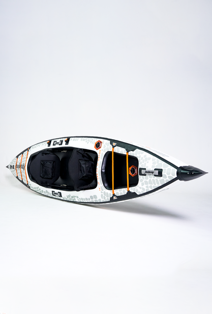 Aquaplanet YAK X2 Inflatable Dropstitch Kayak Package - 14' Two Person