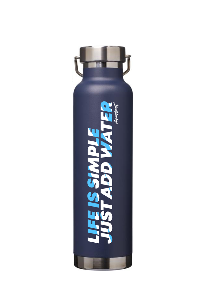 Aquaplanet Stainless Steel Water Bottle - Life Is Simple