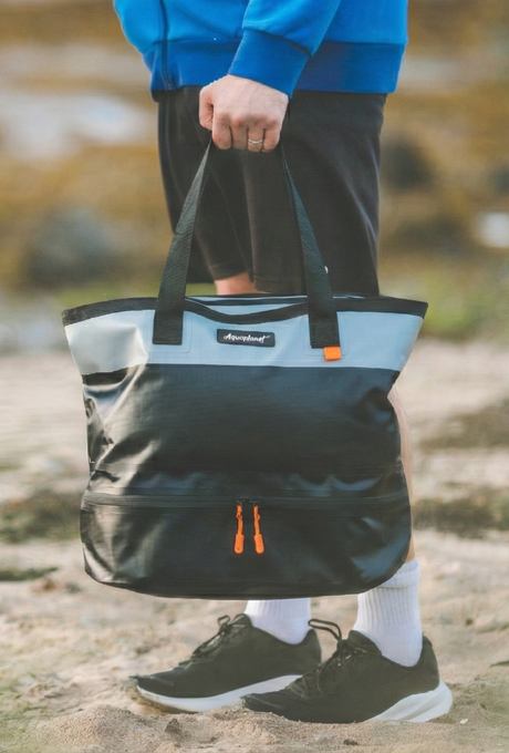 Aquaplanet Waterproof Tote Bag 20L - Charcoal Grey