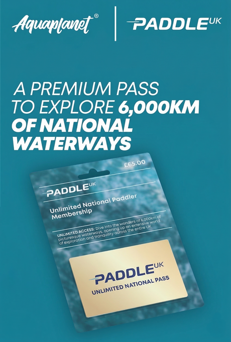 Paddle UK - Waterway Licence Membership (New Members Only)