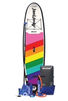 Aquaplanet MAX 10’6″ Inflatable Paddle Board Package - Rainbow