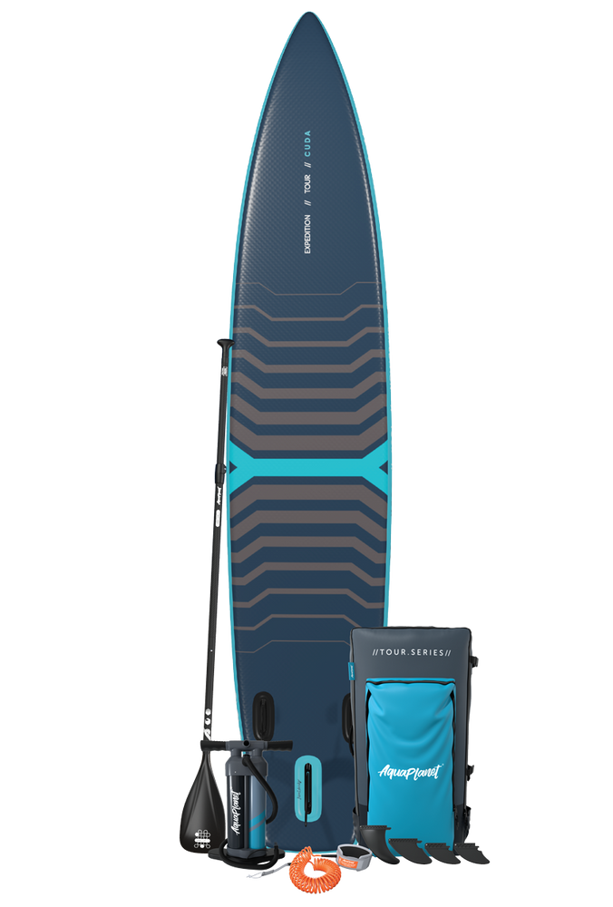 Aquaplanet CUDA Expedition 14' Inflatable Paddle Board Package