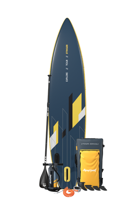 Aquaplanet STINGER Explorer 12'8" Inflatable Paddle Board Package