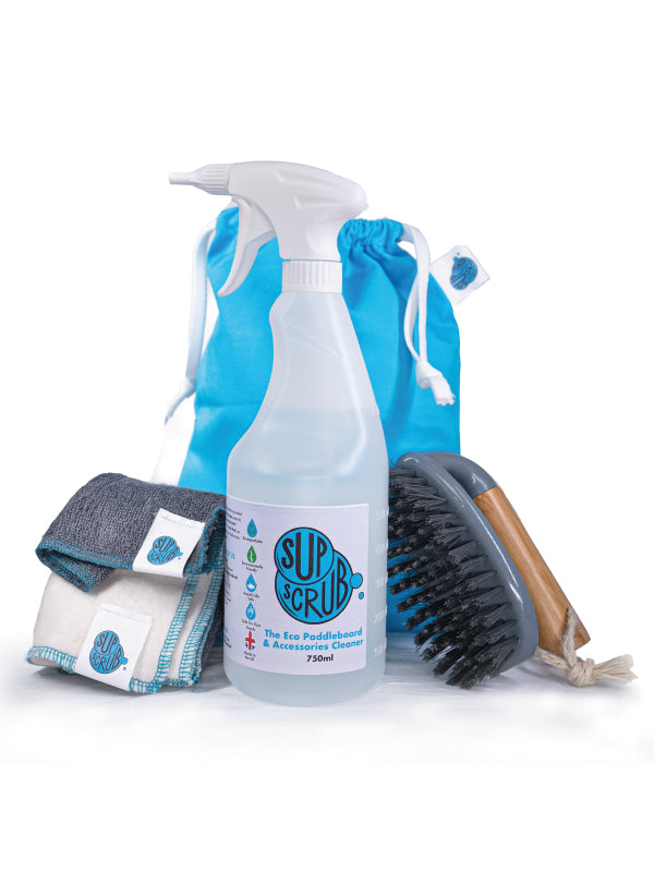 SUP Scrub – ECO Paddleboard Cleaner and Accessories Bundle